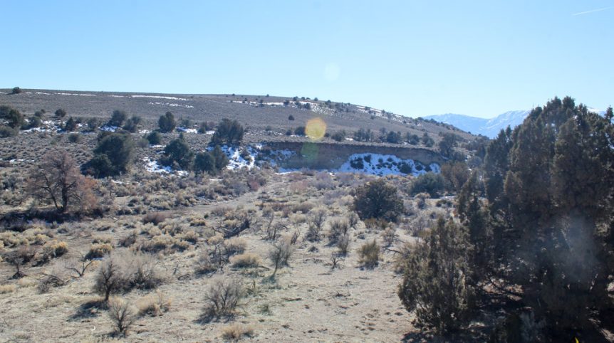 Golden Buckeye #1 & #2 — historic mine workings on the claim, Douglas County, Nevada