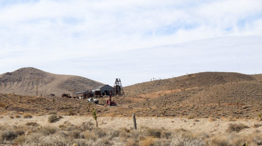 Golden Buckeye #1 & #2 — historic mine workings on the claim, Douglas County, Nevada