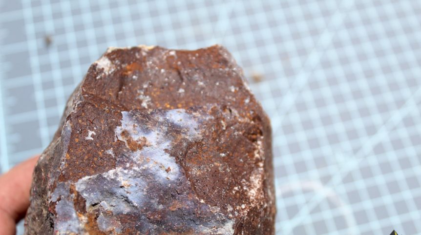 Delano District #2 — ore and gold sample from the claim, Pershing County, Nevada