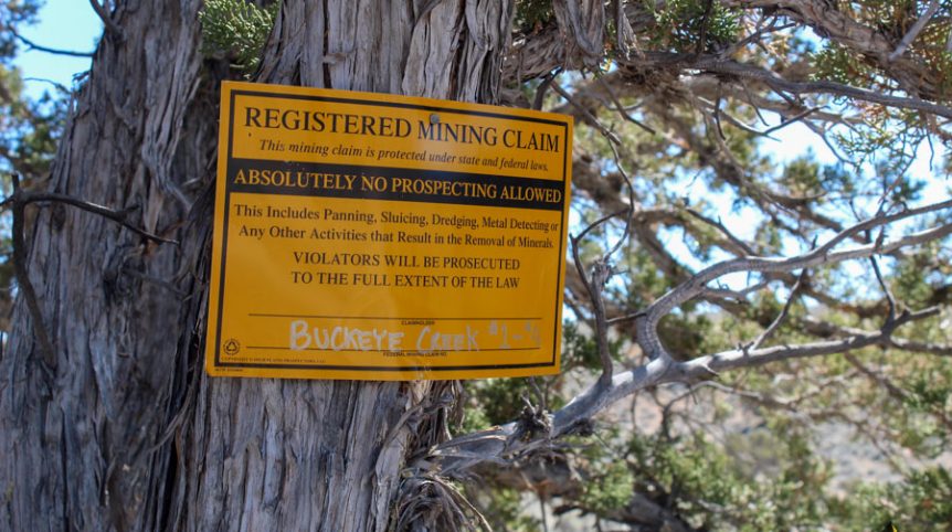 Buckeye Creek #1–#4 — photograph 129 of the claim ground, Douglas County, Nevada