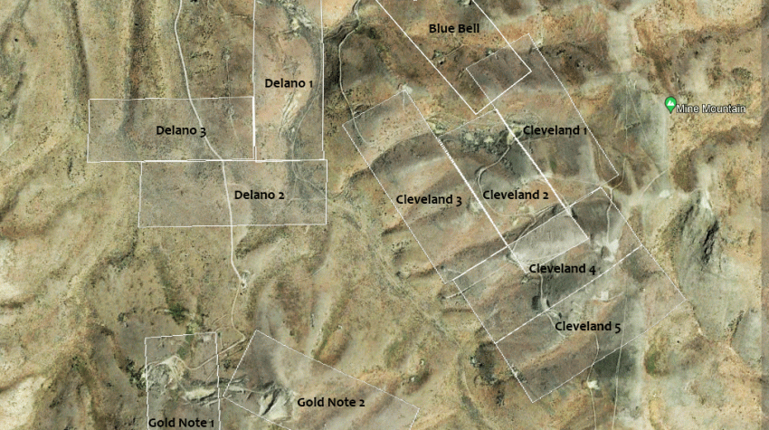 Delano District #2 — photograph 151 of the claim ground, Pershing County, Nevada