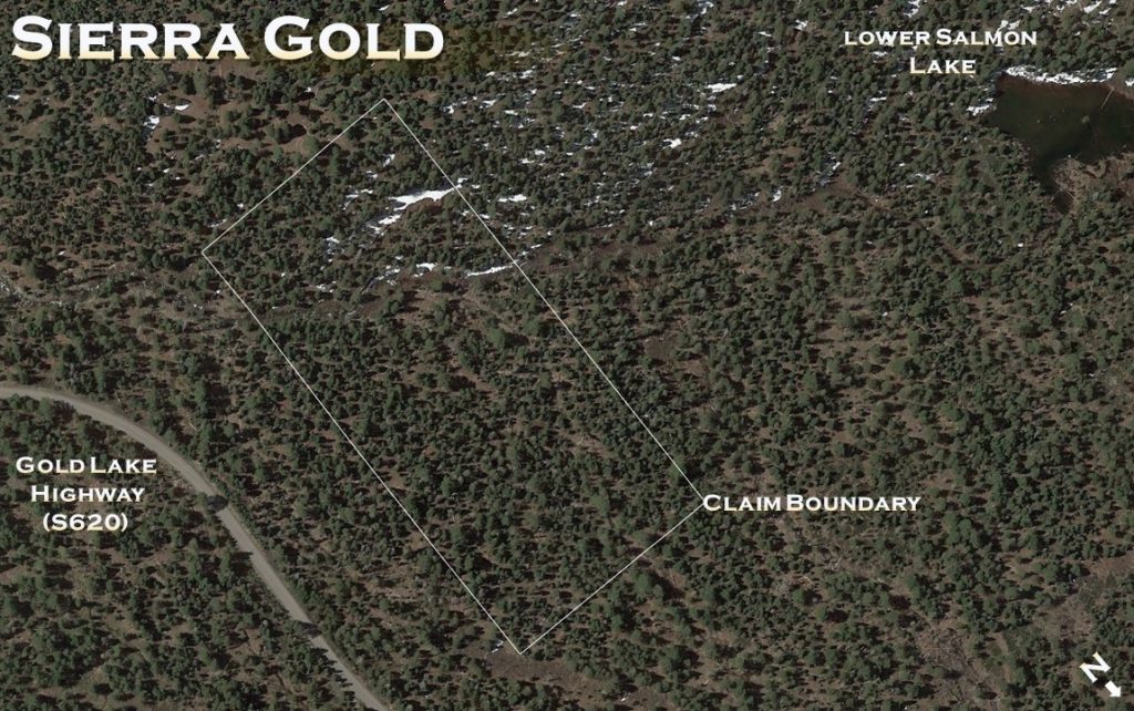 Sierra Gold Placer Mountain — photograph 2 of the claim ground, Sierra County, Nevada