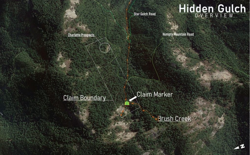 Hidden Gulch — aerial overview