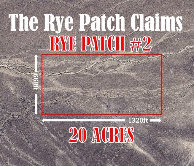 Rye Patch Canyon — claim location and boundary map, Pershing County, Nevada