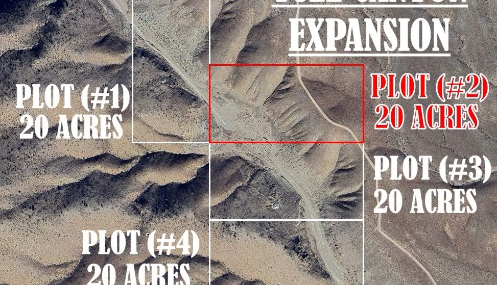 Tule Canyon #2 & #3 — claim location and boundary map, Esmeralda County, Nevada