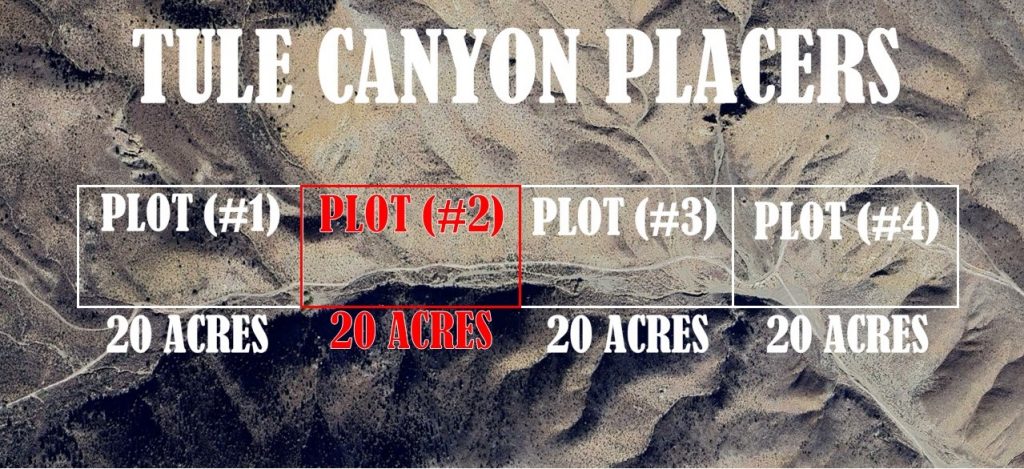 Tule Canyon #2 & #3 — claim location and boundary map, Esmeralda County, Nevada