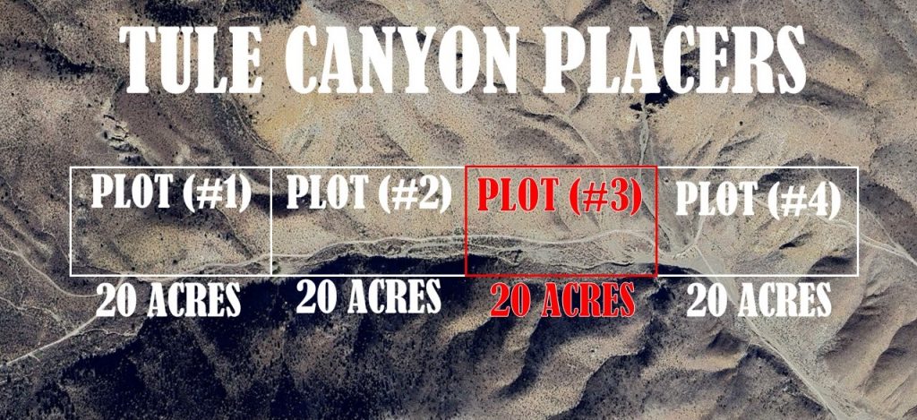 Tule Canyon #2 & #3 — claim location and boundary map, Esmeralda County, Nevada