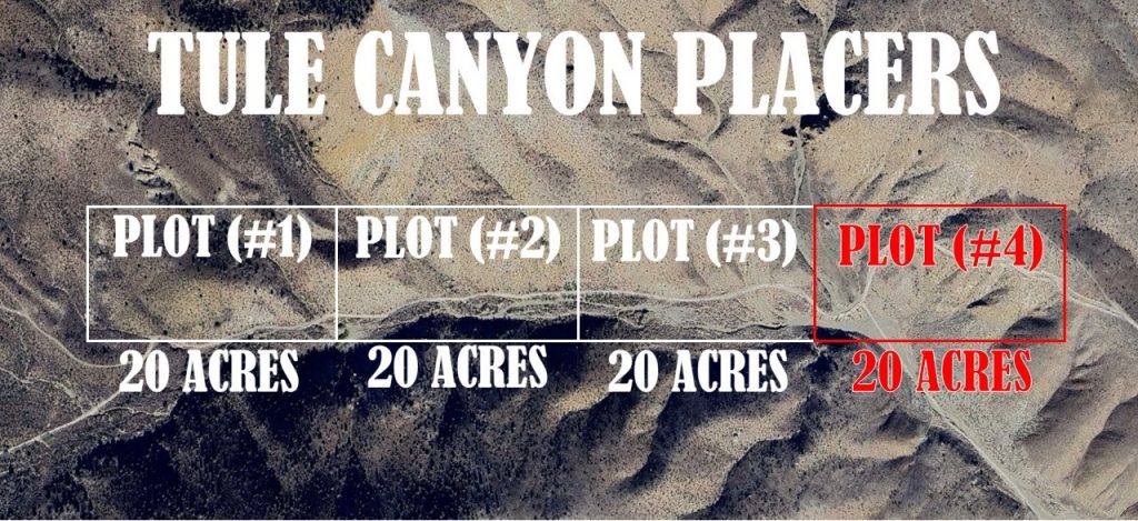 Tule Canyon #2 & #3 — claim location and boundary map, Esmeralda County, Nevada