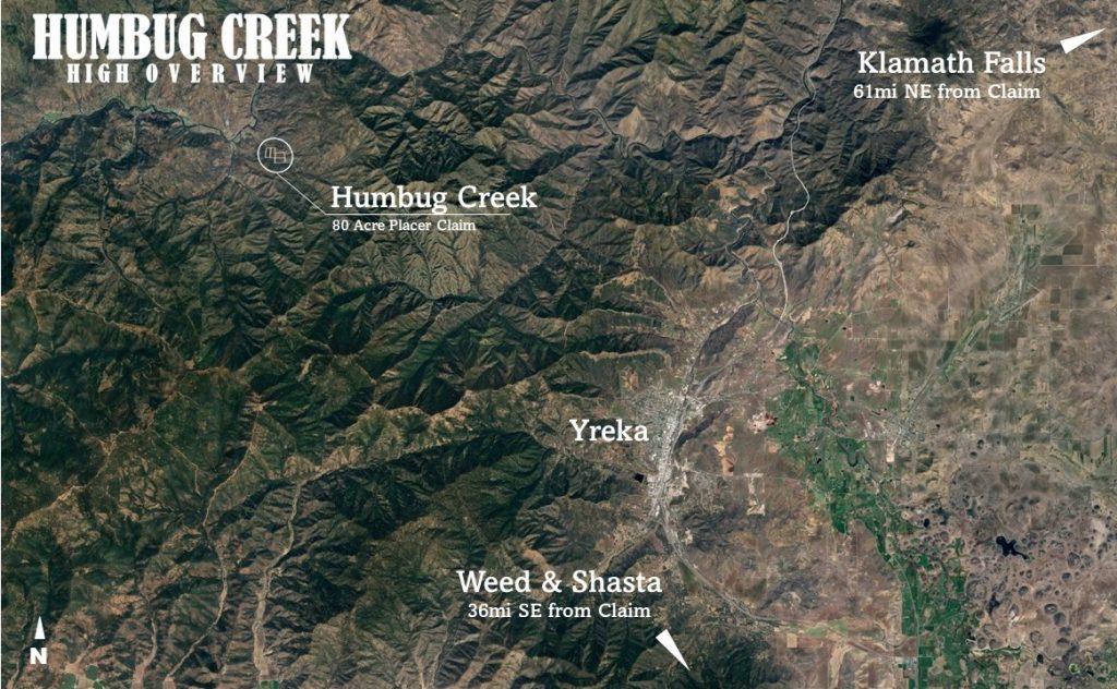 Humbug Creek — aerial overview