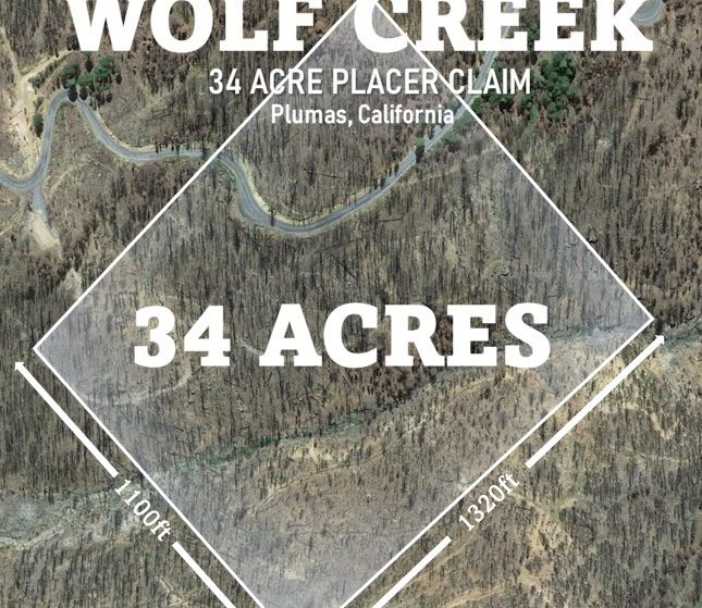 Wolf Creek — photograph 3 of the claim ground, Plumas County, California