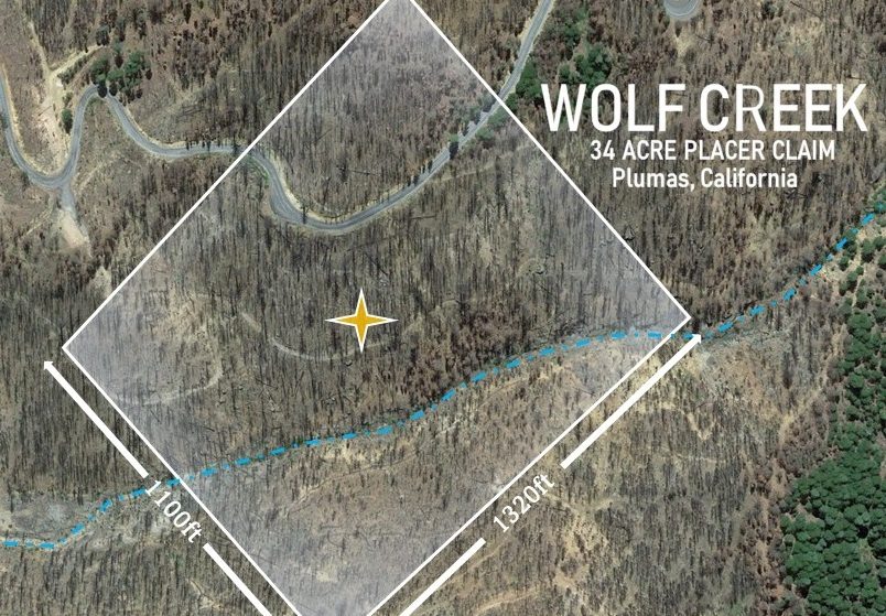 Wolf Creek — photograph 4 of the claim ground, Plumas County, California