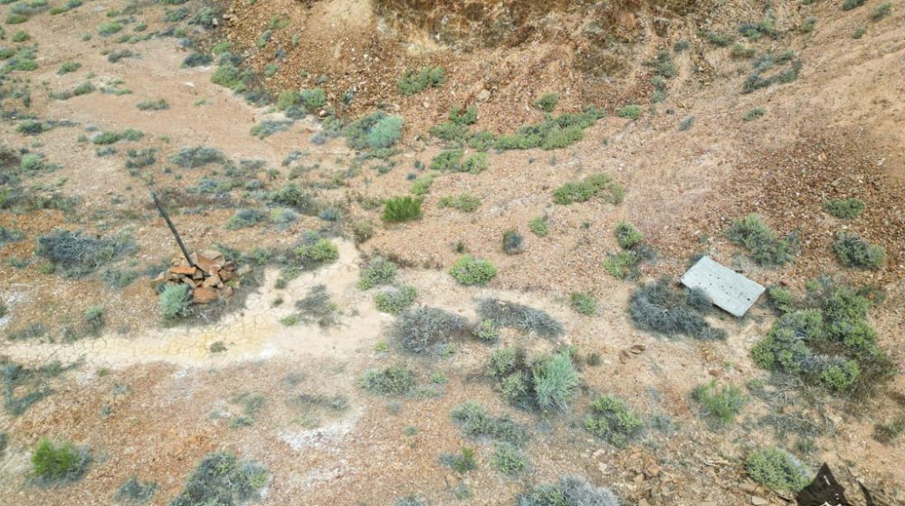 Silverwater — aerial view of the claim, Pershing County, Nevada