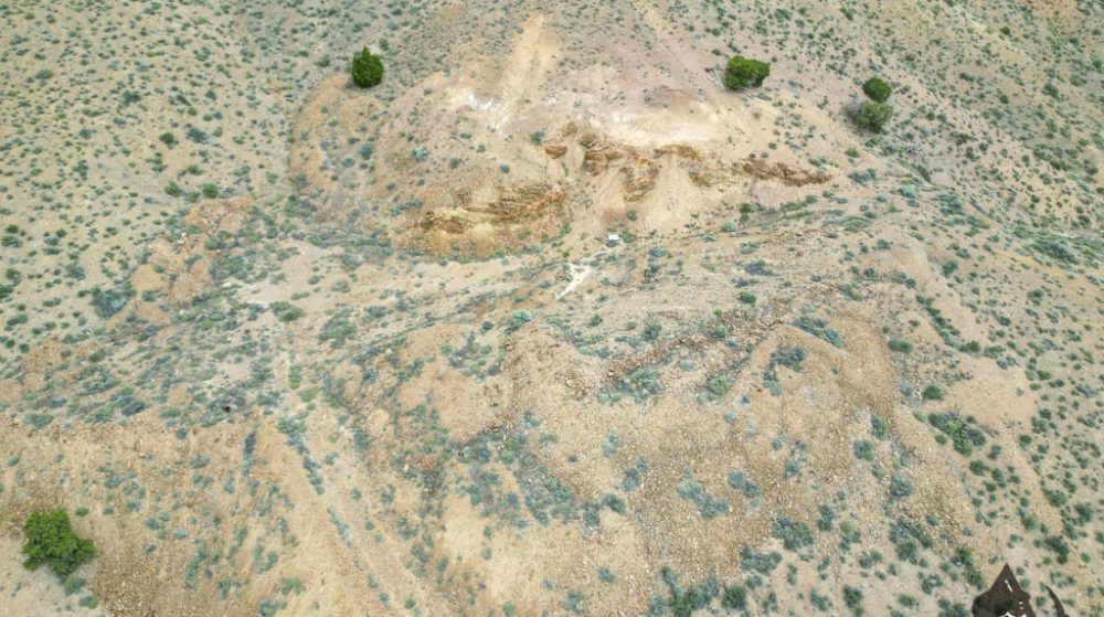 Silverwater — aerial view of the claim, Pershing County, Nevada