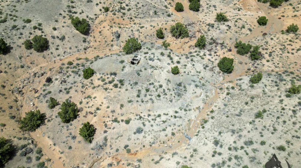Silverwater — aerial view of the claim, Pershing County, Nevada
