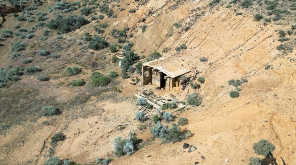 Silverwater — aerial view of the claim, Pershing County, Nevada