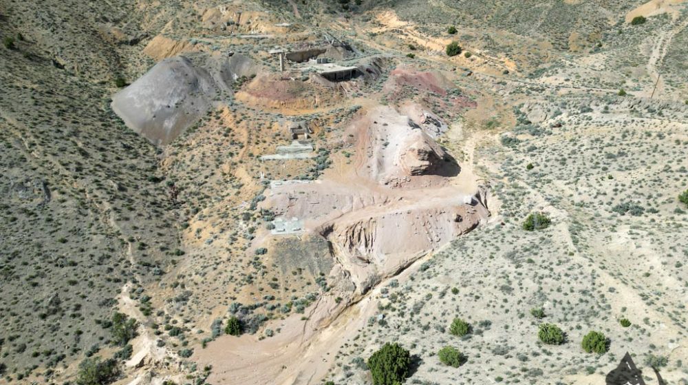 Silverwater — aerial view of the claim, Pershing County, Nevada