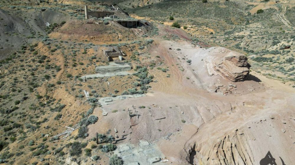 Silverwater — aerial view of the claim, Pershing County, Nevada