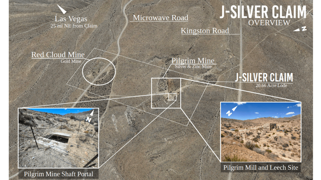 J-Silver — photograph 2 of the claim ground, Clark County, Nevada