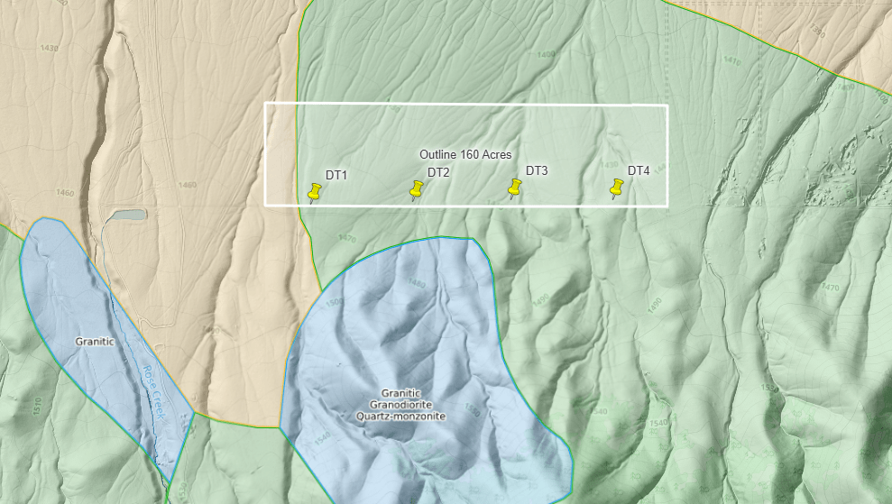DT1-DT4 — photograph 3 of the claim ground, Humboldt County, Nevada