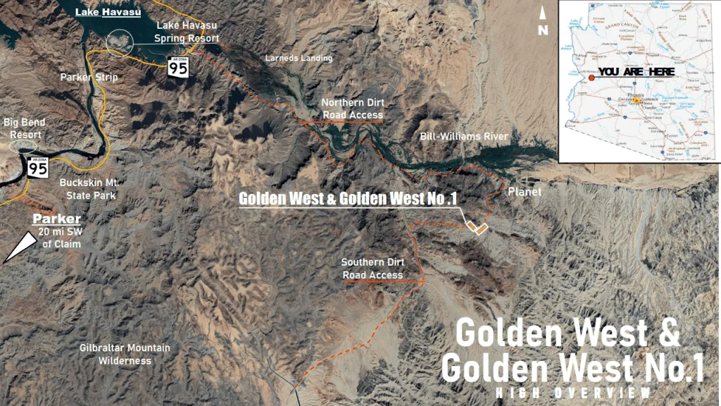 Golden West — aerial overview