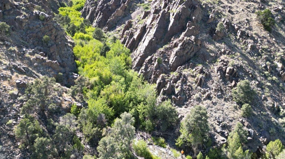 Belcher Canyon aerial drone photo 569